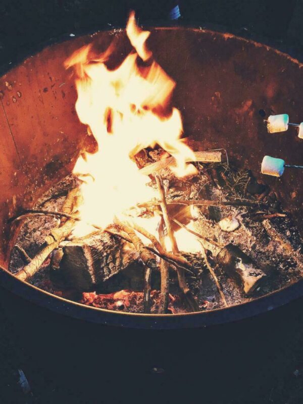 Toasting marshmallows