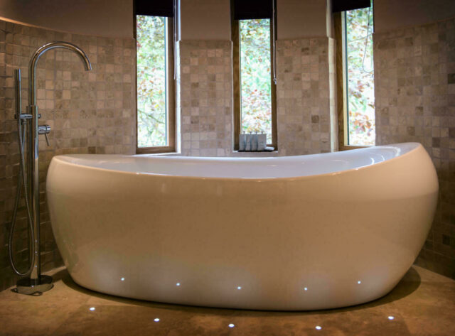 Bath inside wedding suite treehouse accommodation