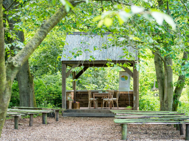 Woodland meeting hut